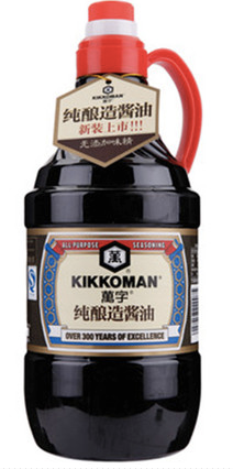 万字酱油(龟甲万)纯酿造无添加酱油1.8L 厨房调味剂